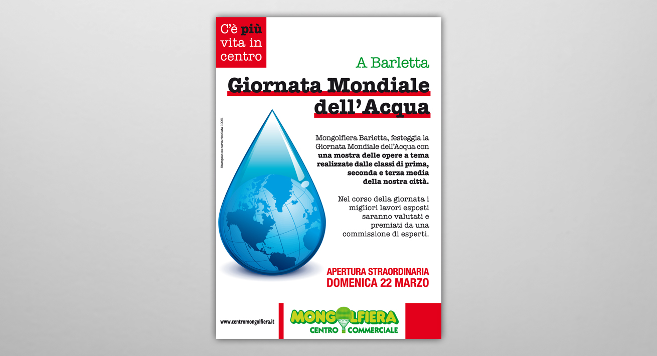 Giornata mondiale dell'acqua - C.C. Mongolfiera Barletta