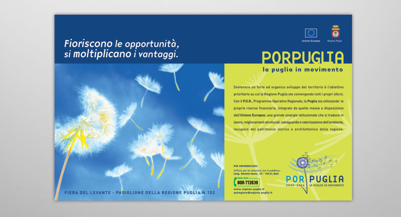 Campagna istituzionale POR Puglia / Regione Puglia