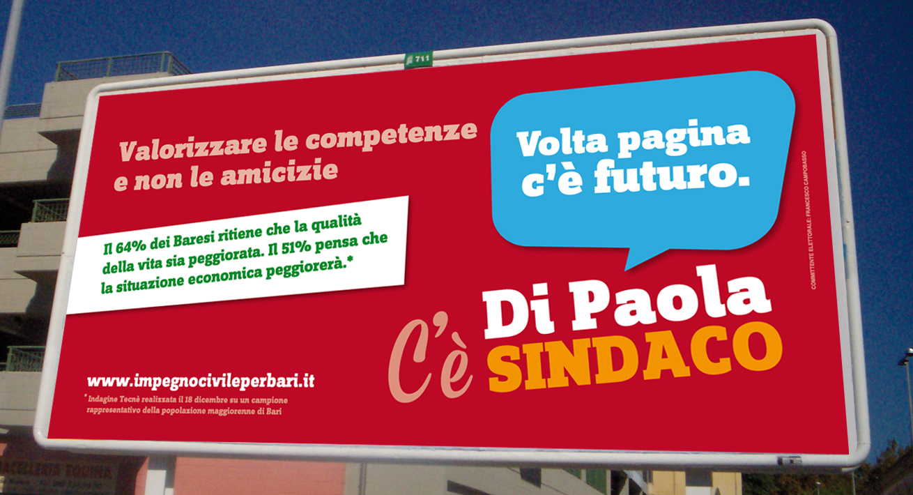 Campagna di comunicazione - Candidato Di Paola