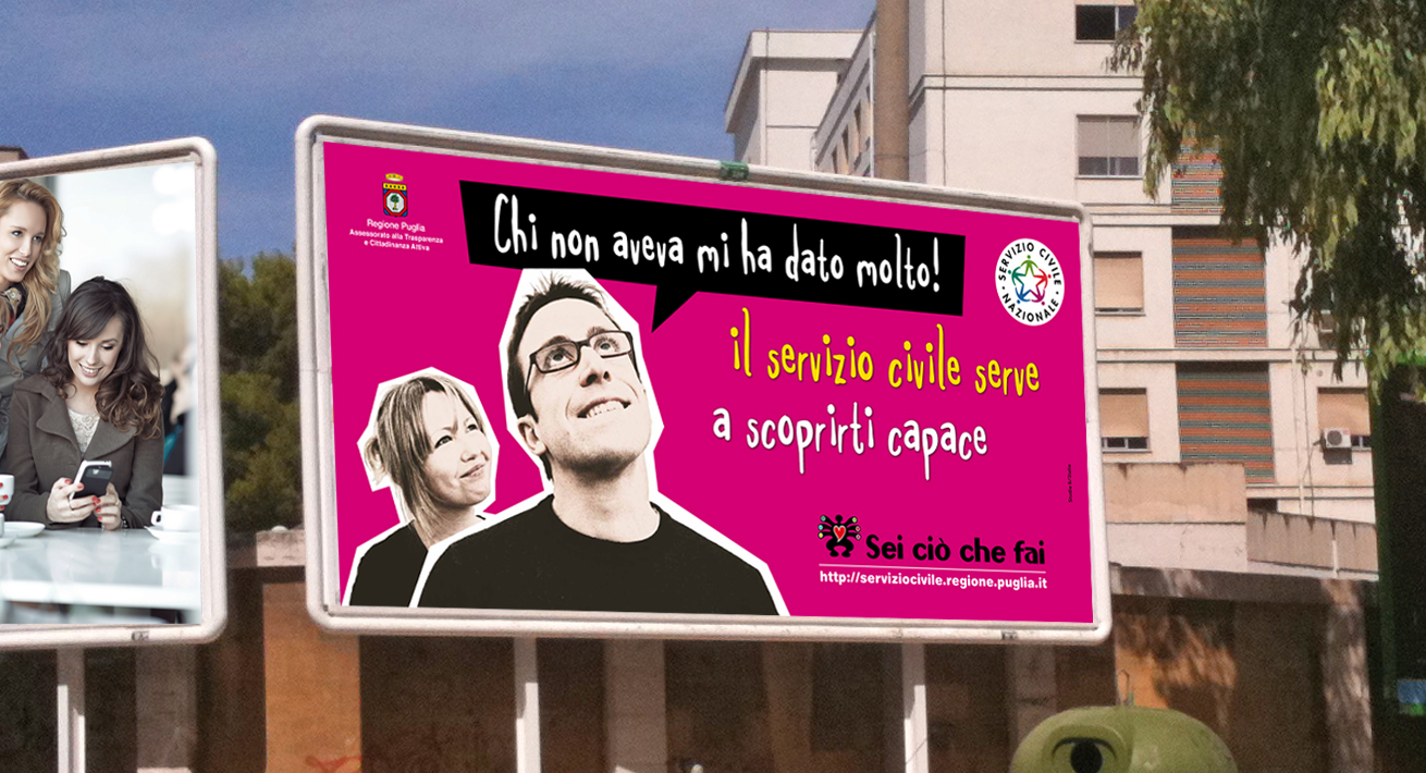 Campagna recruiting - Servizio Civile / Regione Puglia